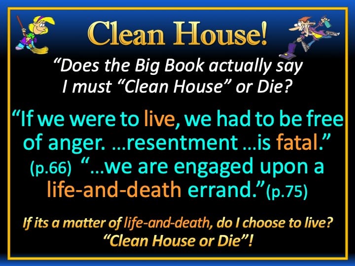 A picture of the book clean house.