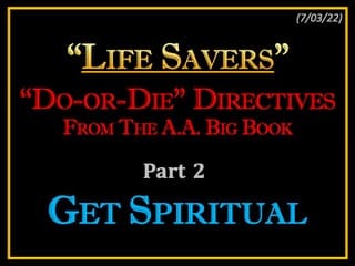 A. A. Big book of life savers part 2